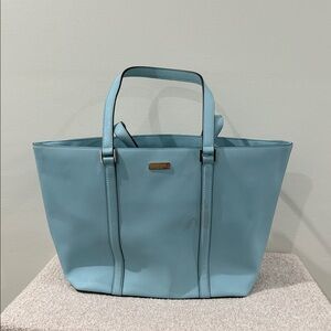 kate spade Light Blue Leather Tote